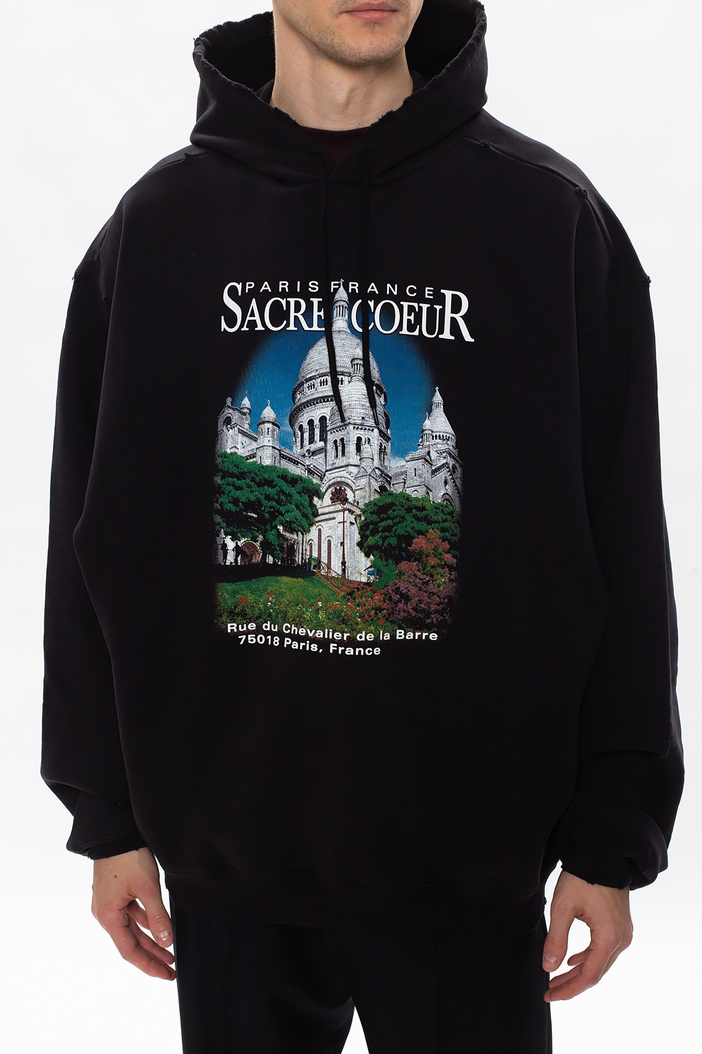 Balenciaga Printed hoodie Blend | Men's Clothing | IetpShops 